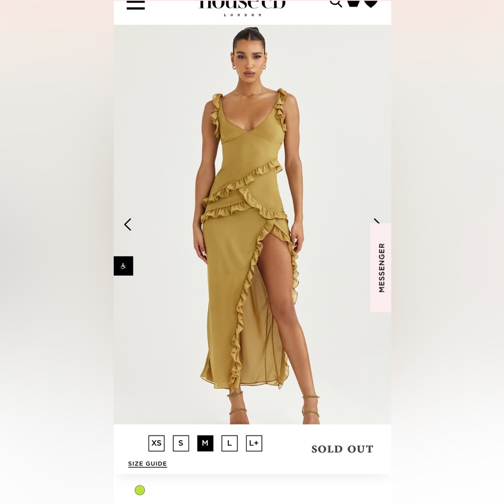 HOUSEOFCB Ruffle Dress